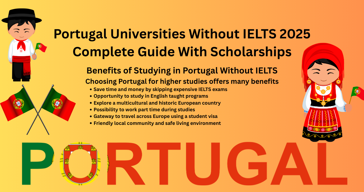 Portugal Universities Without IELTS 2025